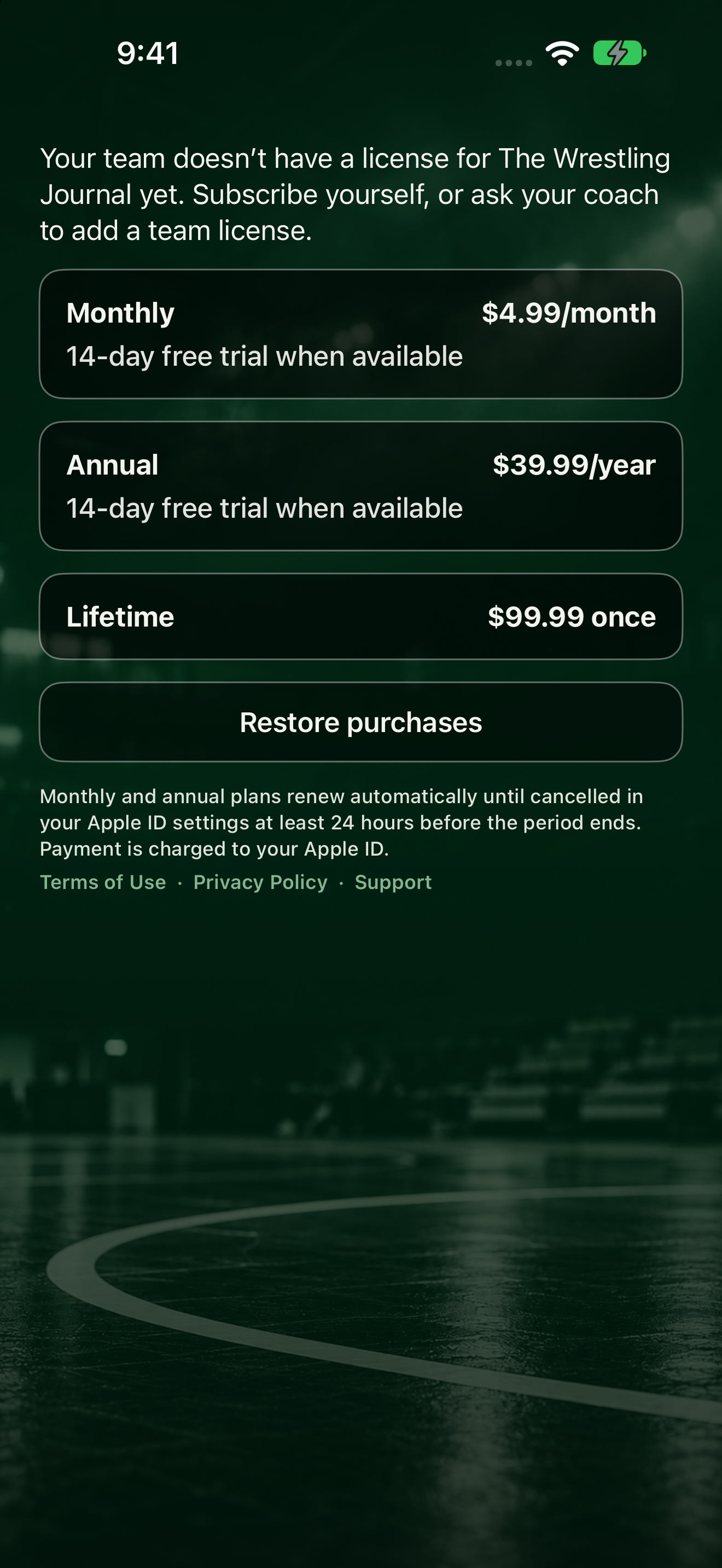 Subscription plans